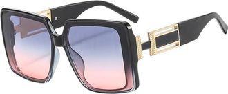 Generic Fashion Sunglasses For Woman Luxury Oversized Gradient Shades Sun Glasses Female Elegant Big Frame Eyewear,Gray Gray 2026