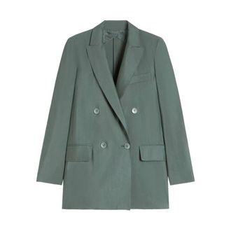 Max Mara Blazers, female, Green, Size: XS Giacca doppiopetto Albata