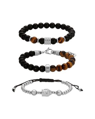 Eyecandy LA Eye Candy La Liam 3Pc Stackable Bracelet Set