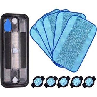 OEM Dep&oacute;sito De Agua Y Tapa De Mecha Compatibles Con Aspiradoras Robot Irobot Braava 320, 380, 380t, 390, 390t, Mint 4200, 5200, 5200c (juego De 11 Piezas