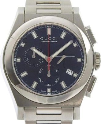 Gucci Pre-owned Pantheon Stainless Steel - Heren - Vintage Horloges - Zwart - ONE Size - Vintage