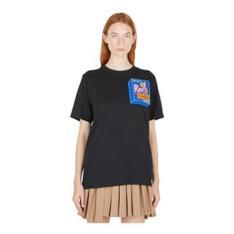 Rokh T-Shirts, female, Black, Size: S Detergent T-Shirt