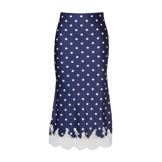Self Portrait Midi Skirts - - Skirts - Donna - Blu - S