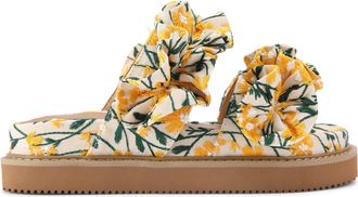 Kurt Geiger Womens Sunshine Sandal Sandals - White Fabric - Size UK 3