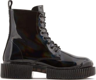 A|X Armani Exchange enkellaarsjes voor dames in zwart