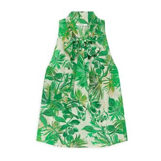 Maliparmi Sleeveless Tops, female, Green, Size: XL Botanical Jungle Top