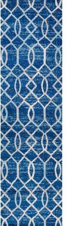 Jonathan Y Designs Asilah Ogee Fretwork Area Rug in Blue/gray at Nordstrom, Size 4Ft 0In X 6Ft 0In