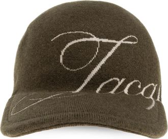 Jacquemus Atelier Cap - unisex - Petten - Groen - 56 CM - Wol - Accessoires