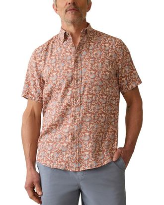 Faherty Linen-Blend Breeze Shirt