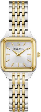 Bulova Sutton Quartz Silver Dial Ladies Watch 98L330