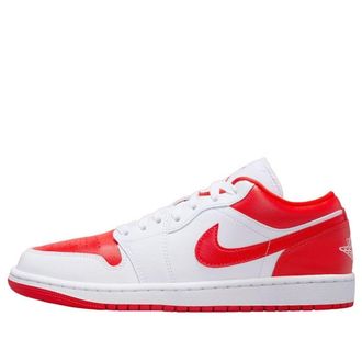 Nike Jordan (WMNS) Air Jordan 1 Low White Chile Red DC0774-110