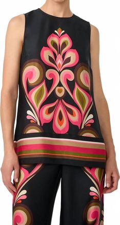 Trina Turk Malema Sleeveless Top In Sanctuary