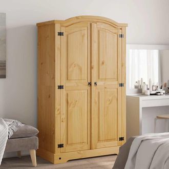 vidaXL Vidaxl - Armadio In Legno Di Pino Messicano Corona Range 2 Ante