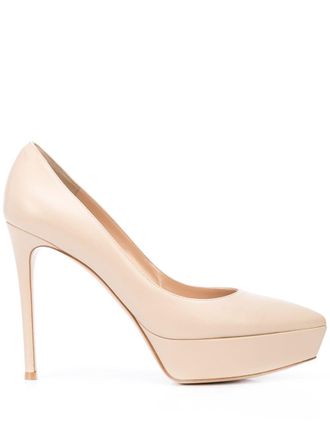 Gianvito Rossi 115mm Dasha platform pumps - Neutrals
