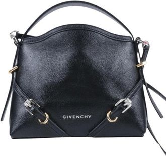 Givenchy Pre-owned Mini Bags, female, Black, Size: ONE SIZE Pre-owned Voyeux 2Way Shoulder Bag
