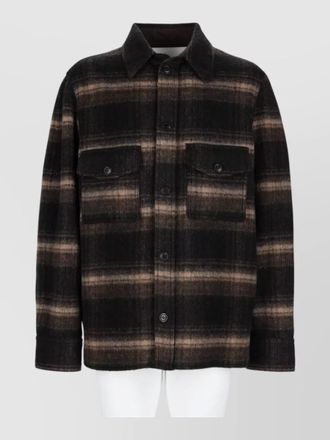 Isabel Marant wool checked overshirt