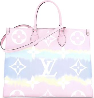 Louis Vuitton OnTheGo Limited Edition Escale Monogram Giant GM tote bag - women - Fabric - One Size - Pink