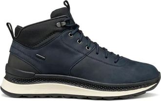 Geox Heren, Schoenen, Blauw, Maat: 45 EU Leer