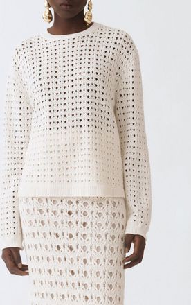 Fabiana Filippi Maglia traforata in misto cashmere Fabiana Filippi