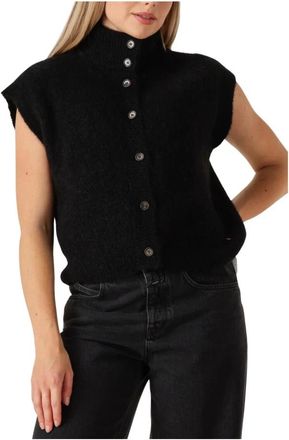 des petit hauts Alibou Vest - Dames - Bodywarmers - Zwart - L - Jassen