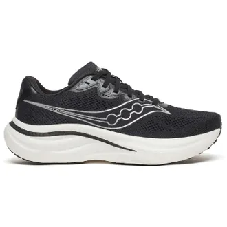 Saucony Womens Ride 19 Road-Running Shoes Black 10.5 Wide