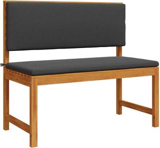 vidaXL Banco De Jard&iacute;n Marr&oacute;n 100 X 50 X 91cm Madera Maciza De Acacia Vidaxl