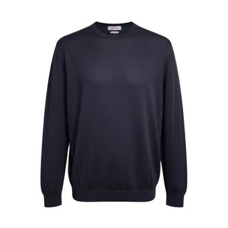 Daniele Fiesoli Round-neck Knitwear, male, Blue, Size: 2XL 2026/01 0320 Round-neck Knitwear