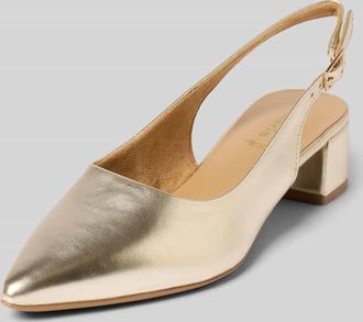 Tamaris Tamaris Pumps mit Blockabsatz in Gold, Gr&ouml;&szlig;e 36