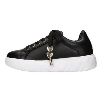 Love Moschino Schoenen, Dames, Zwart, 36 EU, Leer, Love Moschino Sneakers Zwart