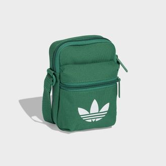 adidas Sporttasche ADIDAS ORIGINALS ADICOLOR CLASSIC FESTIVAL, Damen, bold gr&uuml;n, Obermaterial: 100% Polyester, Taschen Sporttasche, aus Polyester, kompakte G