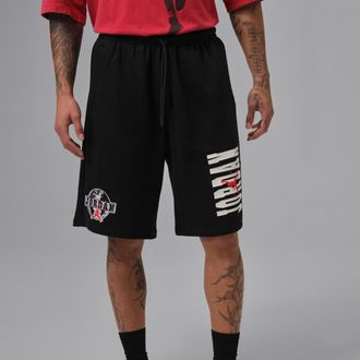 Nike Jordan Mens Jordan Brooklyn Fleece Shorts in Black | IO9833-010
