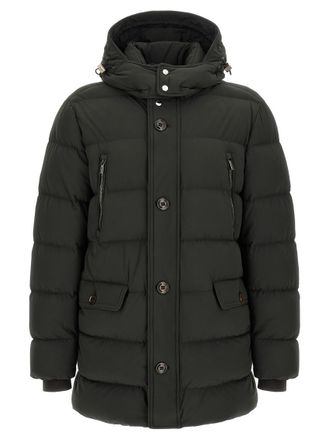 Moorer Dark Green Quilted Jacket