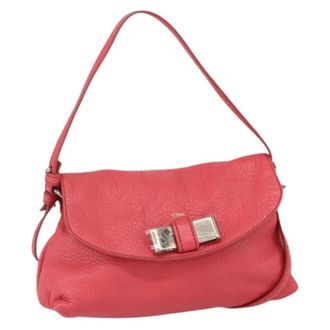 Chlo&eacute; Pre-owned Cross Body Bags, female, Pink, Size: ONE SIZE Pre-owned Hand Bag