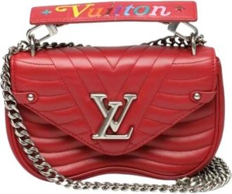 Louis Vuitton Pre-owned Leren Crossbody Tas - Dames - Vintage Schoudertas - Rood - ONE Size - Leer - Vintage