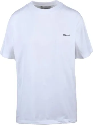 Coperni White Relaxed Fit Organic Cotton T-Shirt