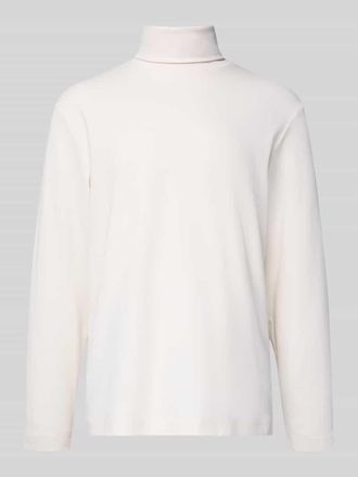 Tom Tailor Regular Fit Rollkragenpullover aus Baumwoll-Mix in Offwhite, Gr&ouml;&szlig;e L