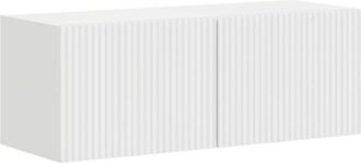 vidaXL Mueble De Tv Montado En La Pared 2 Pcs Brillante Vidaxl