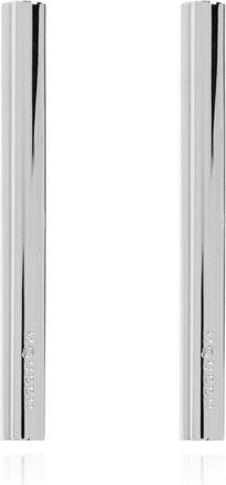 Alexander McQueen Messing oorbellen - Dames - Oorbellen - Grijs - ONE Size - Accessoires