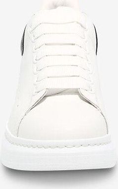 Alexander McQueen Ledersneakers mit Metallic-Detail Oversized