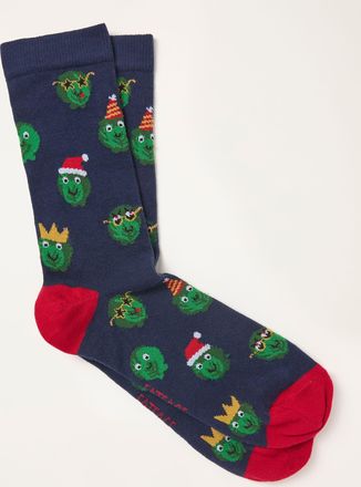 Fat Face FatFace Navy Sprout Socks
