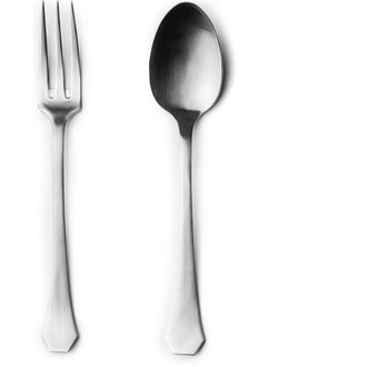 Mepra Moretto Serving Set - 2 Pieces in Ice Silver at Nordstrom