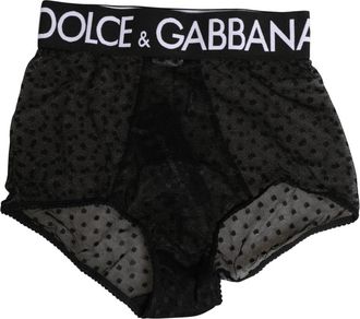 Dolce & Gabbana Corrigerende High Waist Slip - Dames - Onderbroek - Zwart - S - Nylon - Ondergoed