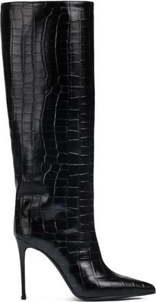 Le Silla 100 mm Bella kniehoge laarzen - Zwart