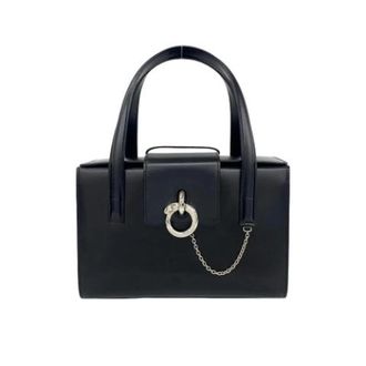 Cartier Tweedehands leren handtassen - Dames - Vintage Handtas - Zwart - ONE Size - Vintage