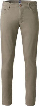 Meyer Slim-fit Broeken - Heren - Slim Fit Broeken - Beige - W26 - Katoen - Broeken