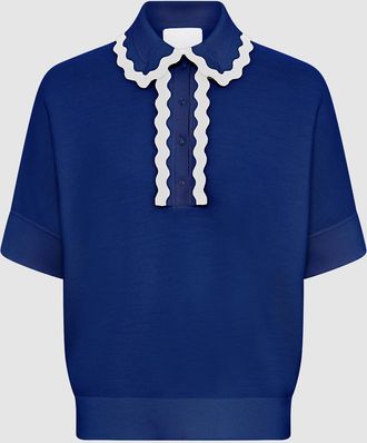 Molli Top Duc Bleu Faience Milk