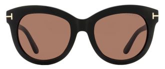Tom Ford TF1189 Acetate Cat-eye Sunglasses - Black