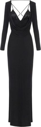 Elisabetta Franchi Mujer, Vestidos, Negro, Talla: S