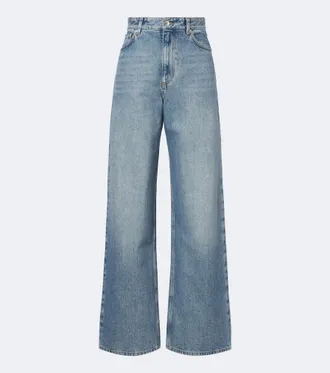 Erdem High-rise wide-leg jeans