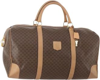 Celine Pre-owned Weekend Bags, female, Brown, Size: ONE SIZE Pre-owned Vintage Boston Bag